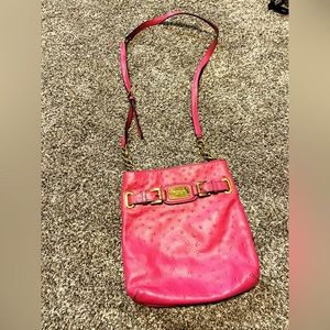 Pink Michael Kors crossbody purse